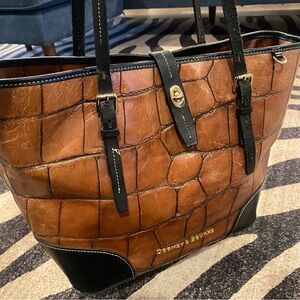 Bag, Dooney & Bourke Croc-Embossed Tote